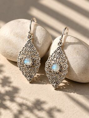 NEW! Moonstone Earrings